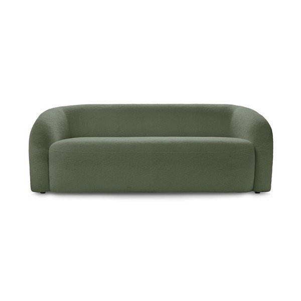 Zelena sofa od bouclé tkanine 193 cm Elina – Bobochic Paris