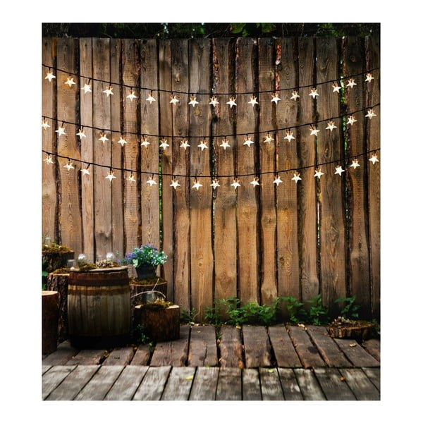 Tamno zelena LED svijetleća girlanda DecoKing Star, 100 svjećica, duljina 12,5 m-image-3