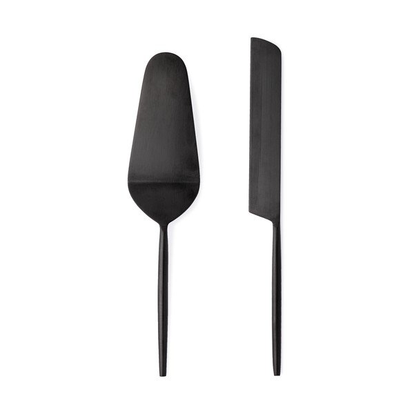 Set za serviranje torte od nehrđajućeg čelika 2 kom Bronte – Bizzotto