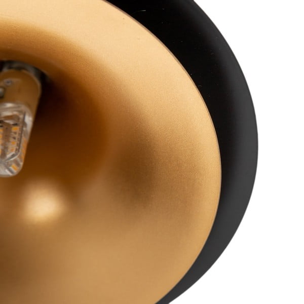 Crna viseća svjetiljka s metalnim sjenilom ø 36 cm – Ixia-image-1