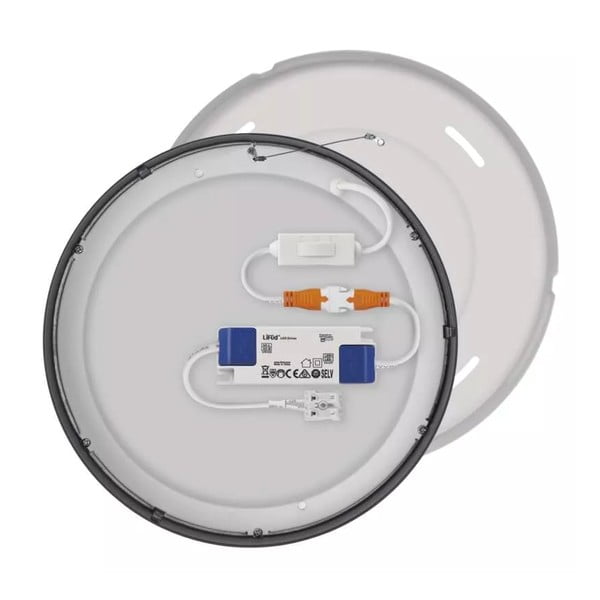 Mat crna LED stropna svjetiljka Nexxo – EMOS-image-2