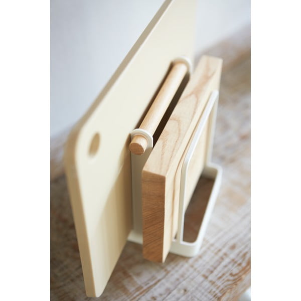 Bijeli stalak za daske za rezanje YAMAZAKI Tosca-image-3