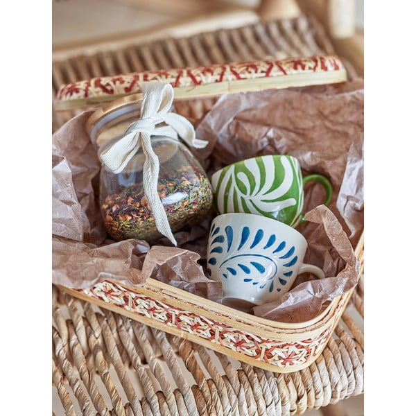 Bijela/plava šalica od kamenine 240 ml Heikki – Bloomingville-image-3