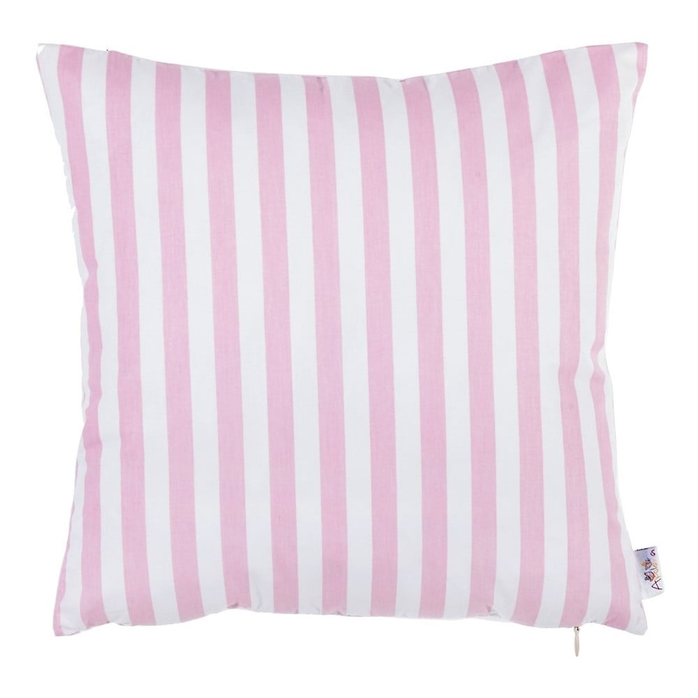 Ružičasta pamučna jastučnica Mike & Co. NEW YORK Tureno, 35 x 35 cm
