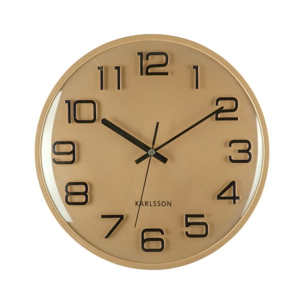 Zidni sat ø 30,5 cm 3D Numbers – Karlsson