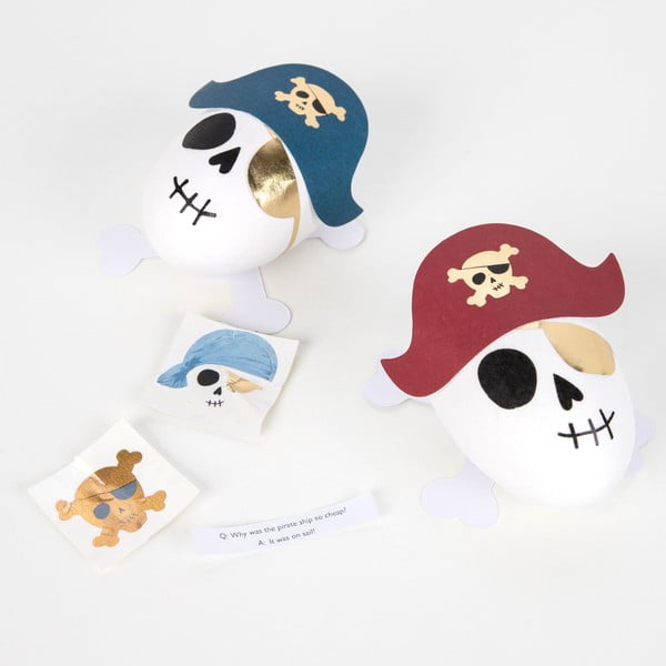 Party dodaci u setu 3 kom Pirate Skulls Surprise Balls – Meri Meri-image-1