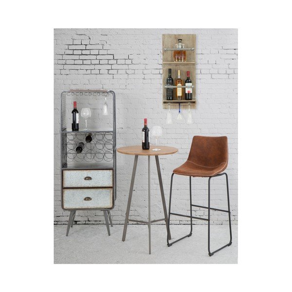 Zidni držač za boce i staklenke Mauro Ferretti Bar, 76 x 34 cm-image-1