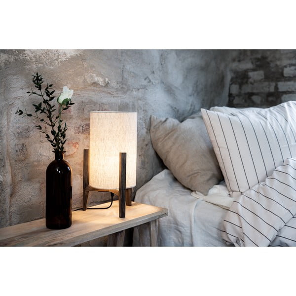 Bež stolna lampa s tekstilnim sjenilom (visina 39 cm) Eruca – Markslöjd-image-1