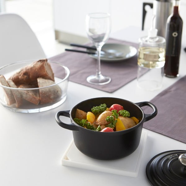 Bijeli podmetač za vruće lonce YAMAZAKI Tower Square-image-1