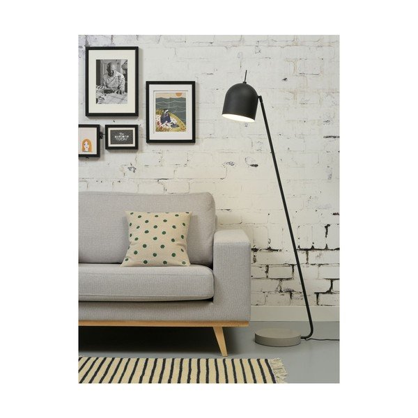 Crna samostojeća lampa s betonskom bazom - it's about RoMi Madrid-image-4