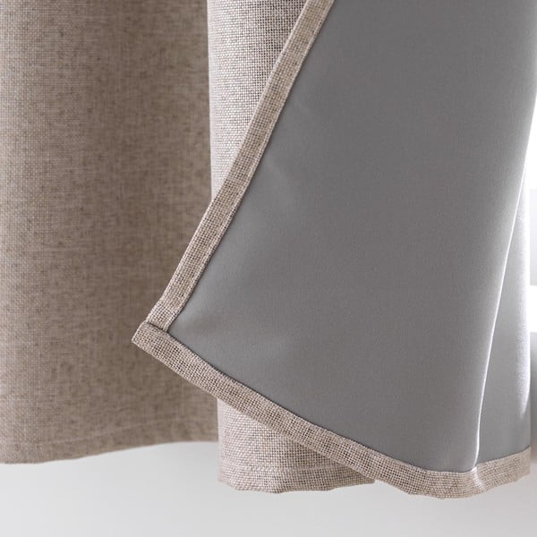 Smeđa zatamnjujuća zavjesa 140x180 cm Crepuscule – douceur d'intérieur-image-3