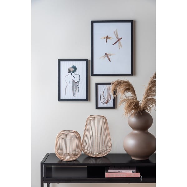 Svijetlo smeđa stolna lampa PT LIVING Lanterna, visina 30 cm-image-1