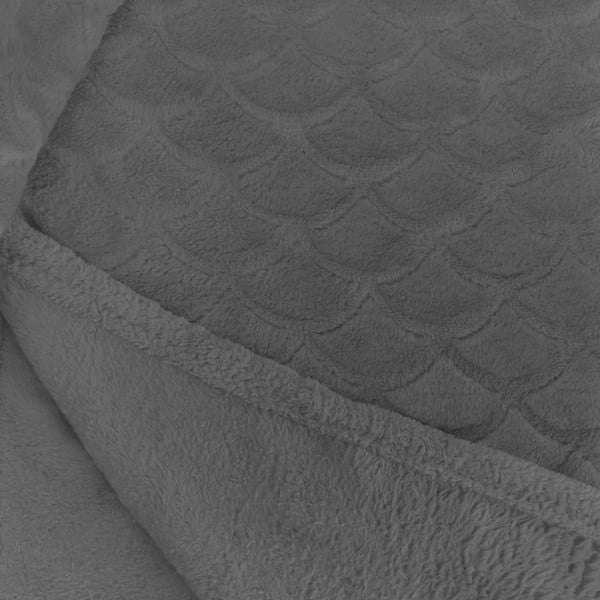 Siva deka od mikrovlakana DecoKing Sardi, 150 x 200 cm