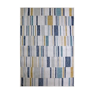Žuti /plavi unutarnji i vanjski tepih 200x290 cm Rosco Geo – Flair Rugs