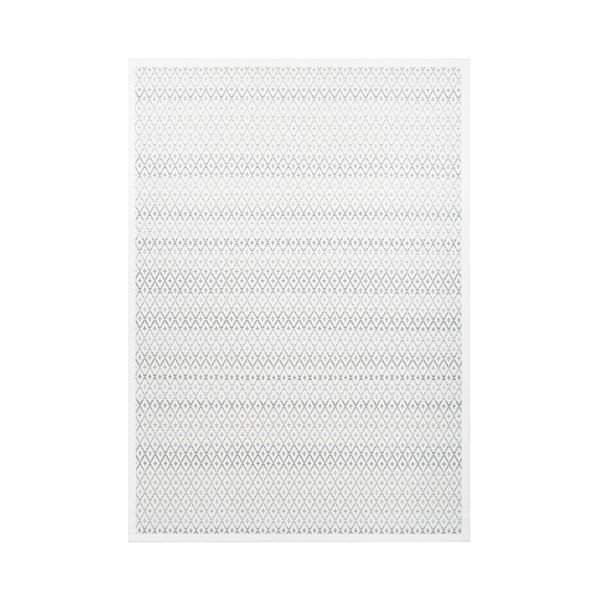 Bijeli dvostrani tepih s uzorkom Narma Tsirgu, 250 x 80 cm-image-2