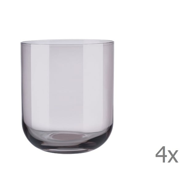 Set od 4 ljubičaste Blomus Mira čaše za vodu, 350 ml