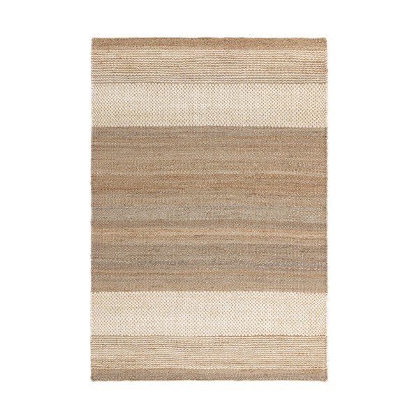 Bijeli/bež obostrani/ručno rađen juteni tepih 120x170 cm Cedar – Asiatic Carpets