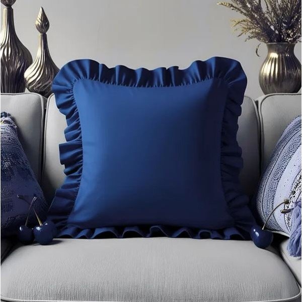 Ukrasna jastučnica od mješavine pamuka 40x40 cm Ruffled – Mila Home