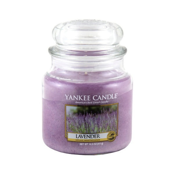 Yankee Candle Lavender, vrijeme gorenja 65 - 90 sati