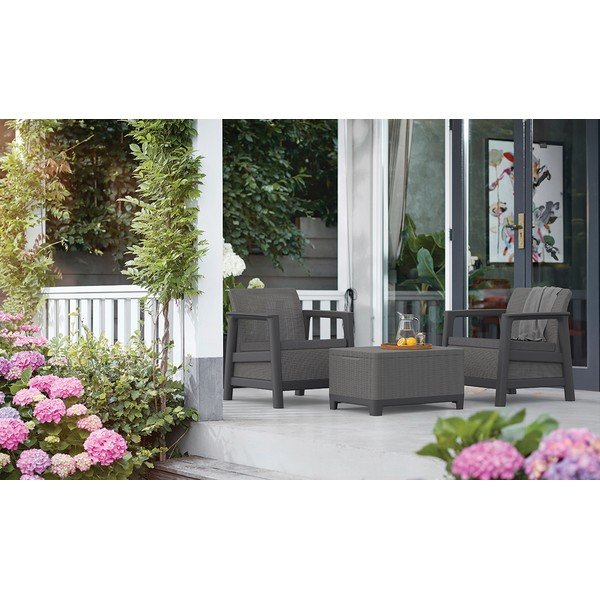 Plastični vrtni stolić za kavu 52x75 cm Scandi – Keter-image-1