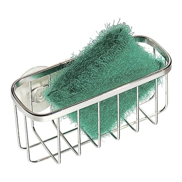 Metalni držač za odlaganje spužvi s vakuumskim držačima iDesign Gia-image-2