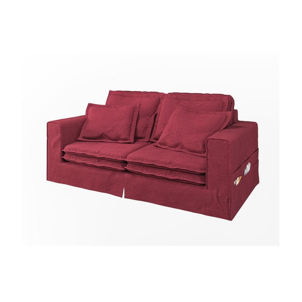 Crvena sofa 196 cm Nora – Ropez-image-2