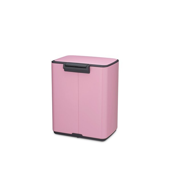 Ružičasta željezna kanta za smeće s pedalom 12 l Bo – Brabantia-image-4