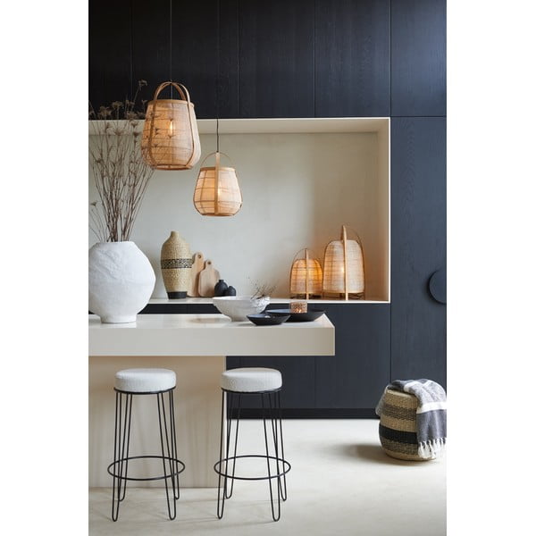 Bijela podstavljena barska stolica (visine sjedala 73 cm) Alice – Light & Living-image-3
