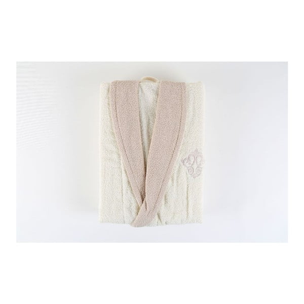 Bež unisex kućni ogrtač od 100% pamuka Greg, veličina M/L-image-1