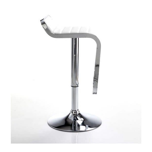 Bijela/u srebrnoj boji barska stolica 67 cm Snappy – Tomasucci-image-2