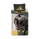 Pamučna dječja posteljina za krevet za jednu osobu 140x200 cm Jurassic World "T-Rex" – Jerry Fabrics