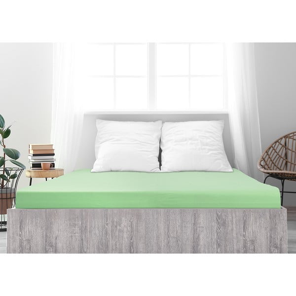 Svijetlo zelena plahta 90x200 cm – B.E.S.-image-2
