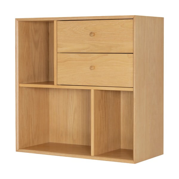 Modularni sustav polica u dekoru hrasta u prirodnoj boji 70x70 cm Z  – Tenzo-image-3