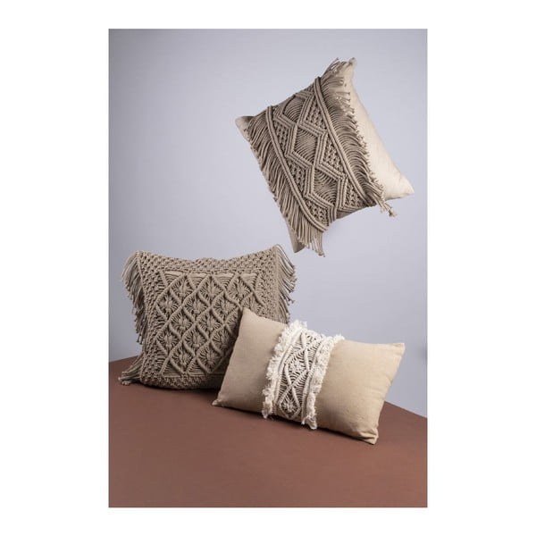 Tekstilni ukrasni jastuk 45x45 cm Macrame - VDE Tivoli 1996-image-2