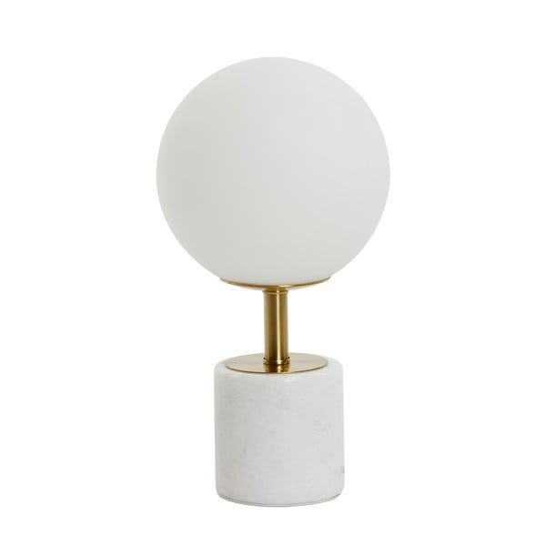 Bijela stolna lampa (visina 35 cm) Medina - Light & Living-image-3