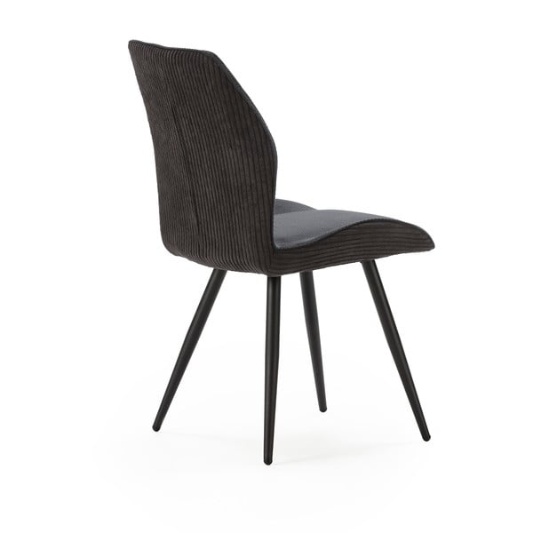 Crne blagovaonske stolice u setu 2 kom od samta Adaya – Marckeric-image-4