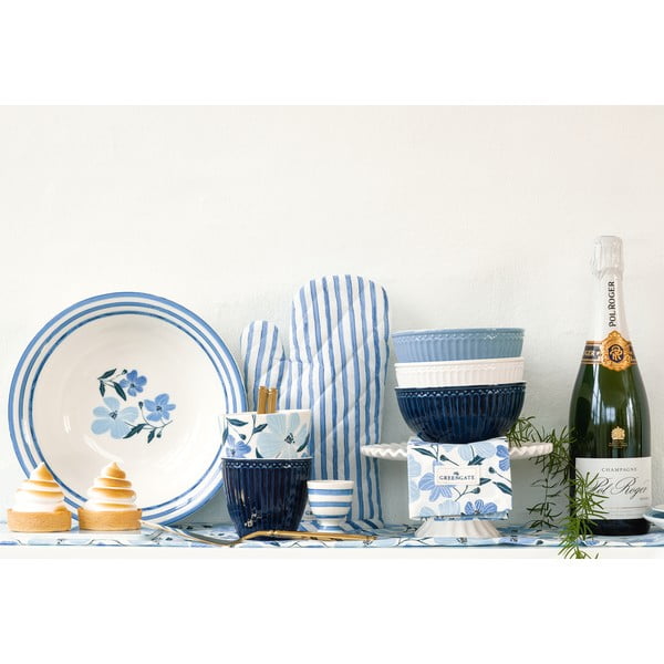 Bijeli keramički pladanj za tortu Green Gate Columbine, ø 20 cm-image-1