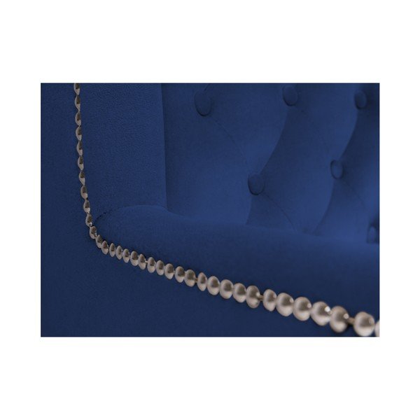 Tamnoplava fotelja Mazzini Sofas Apollo-image-4