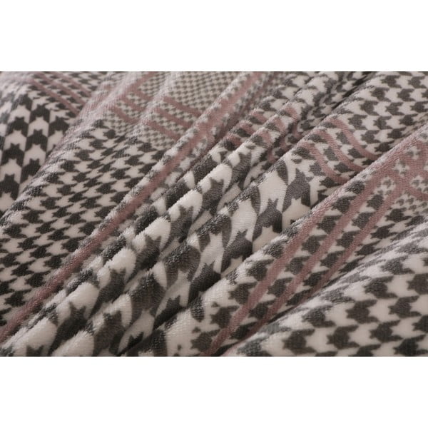 Siva posteljina za krevet za jednu osobu od mikropliša 140x200 cm – My House-image-2