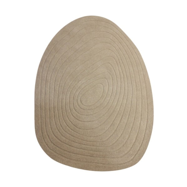 Bež vunen tepih 160x230 cm Puddle Wool – Flair Rugs