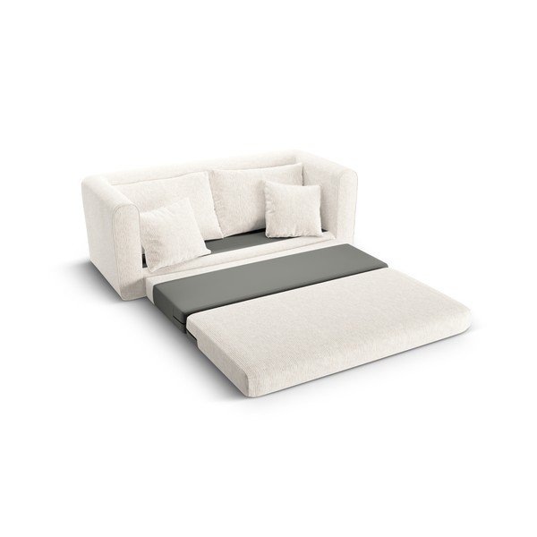 Bijela sklopiva sofa 158 cm Lido – Micadoni -image-1