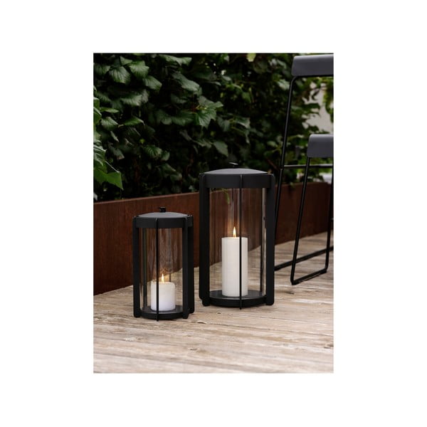 Crna LED lanterna s USB (visina 35 cm) Firefly – Zone-image-4