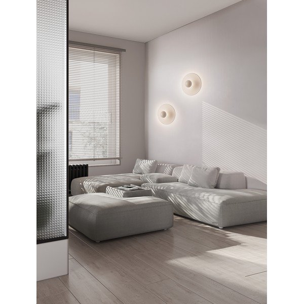Bijela LED zidna lampa aluminijska Edem – Nova Luce-image-1