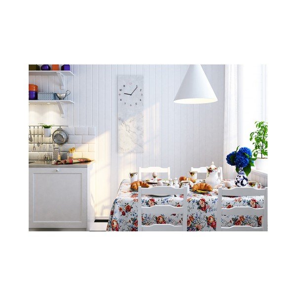 Zidni sat Styler Glassclock Marble, 20 x 60 cm-image-1
