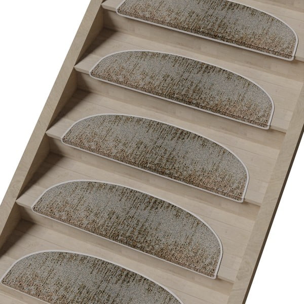 Set tepiha za stepenice 16 kom 20x65 cm Horizon – Vitaus-image-1