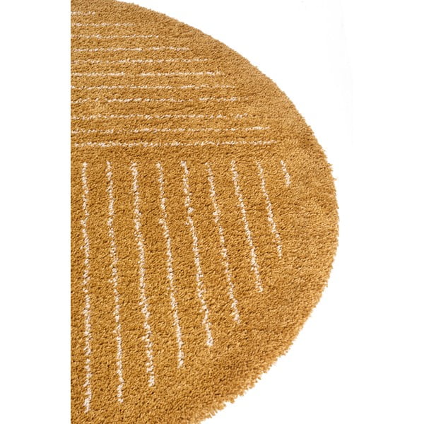 Oker žuti okrugli tepih ø 120 cm Dion – Hanse Home-image-4