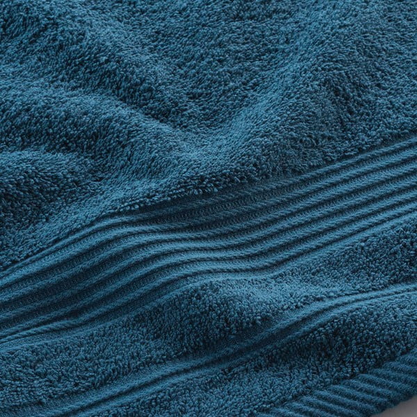 Tamno plavi pamučni ručnik od frotira 50x90 cm Tendresse – douceur d'intérieur-image-2
