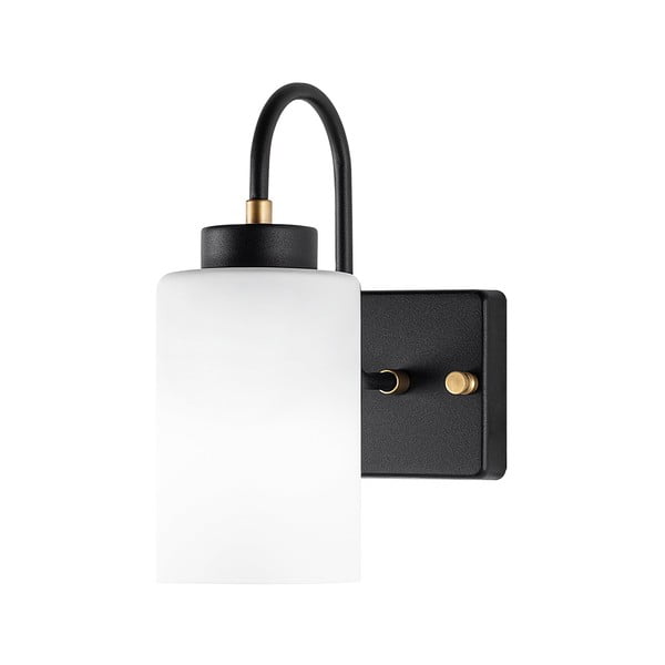 Crno-bijela zidna lampa ø 10 cm Duzsuz – Opviq lights
