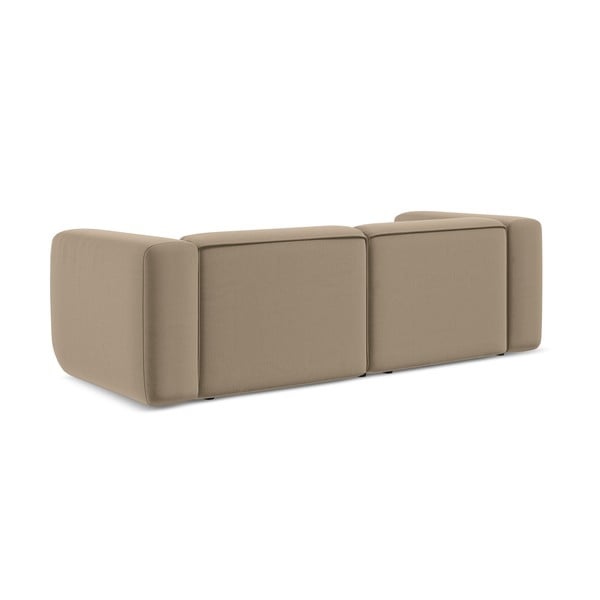 Bež baršunasti sofa 228 cm Ekahi – Makamii-image-4