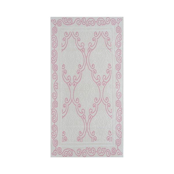 Puderasto ružičasti izdržljivi tepih Vitaus Osmanli Powder, 100 x 300 cm-image-2